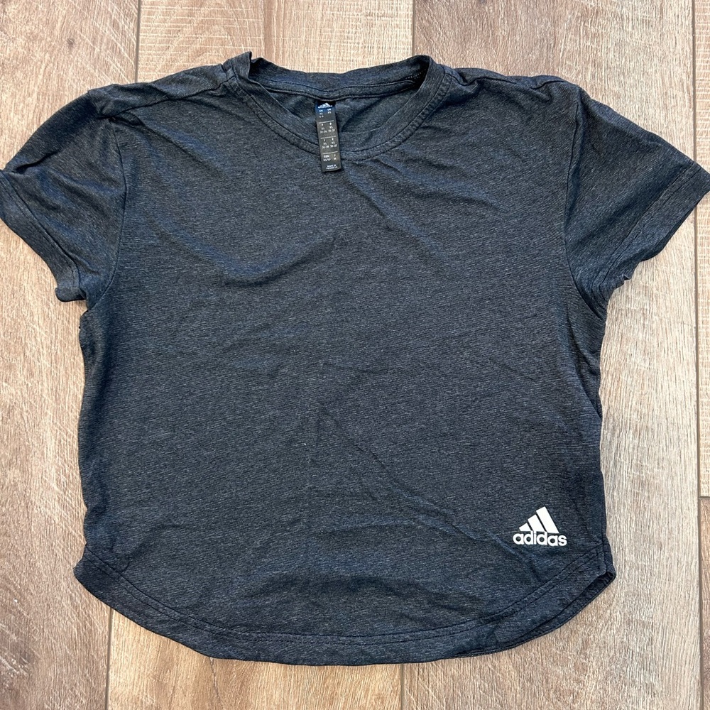 Adidas Charcoal Gray Tee